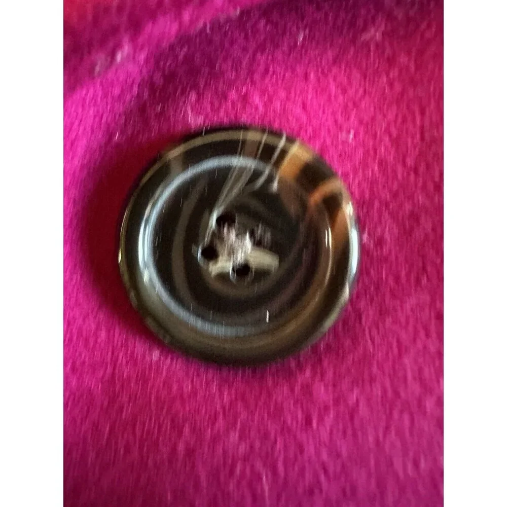 BANANA REPUBLIC Womens‎ Small Pink Double Breasted WOOL Blend Pea Coat Jacket - Picture 10 of 11